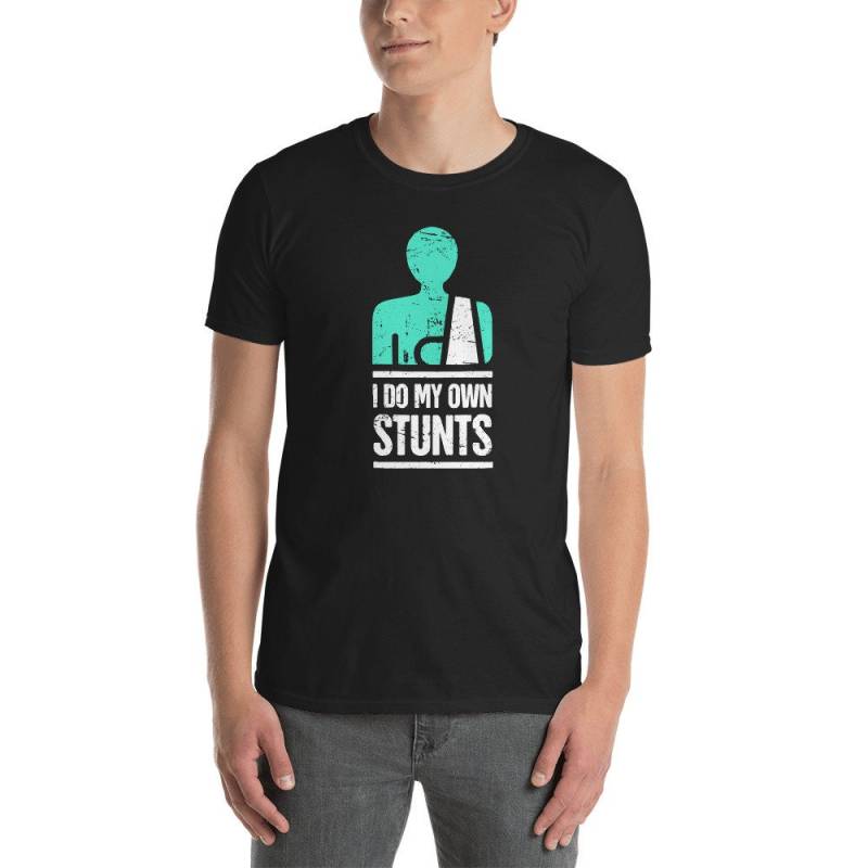 Lustige Stunts Geschenk/- Gebrochen Handgelenk T-Shirt | Unisex von DarksApparel
