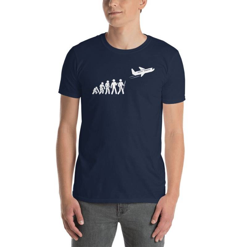 Pilot Geschenk T-Shirt | Unisex/Lustige Für Flugzeug-Piloten - "Evolution" von DarksApparel