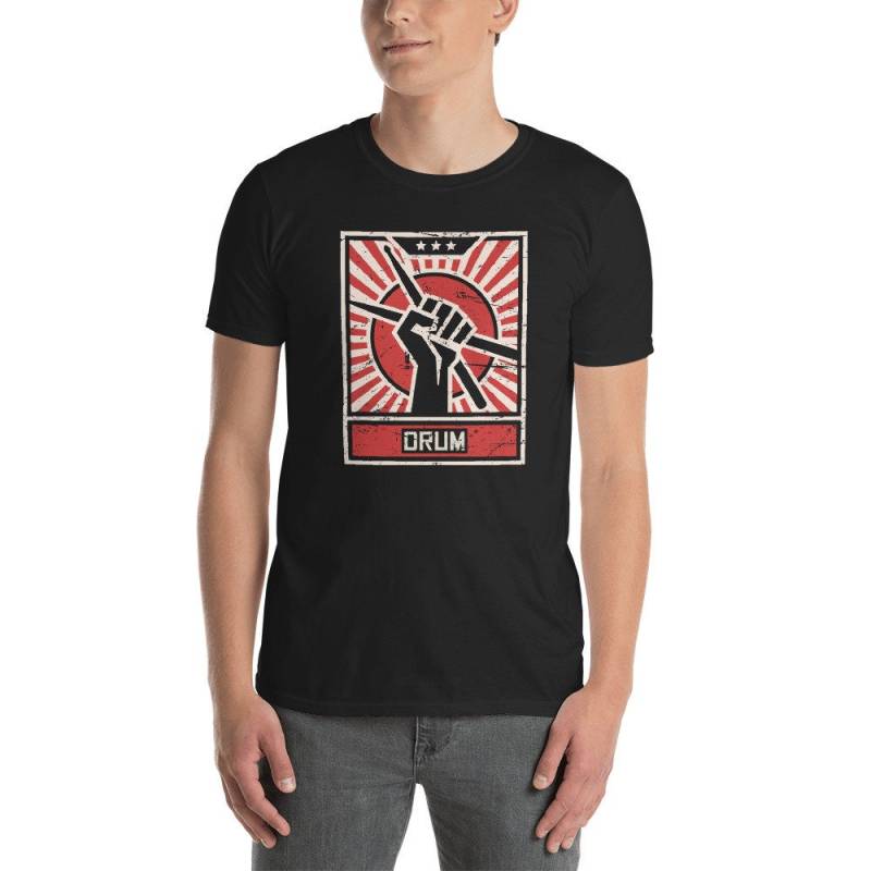 Propaganda Poster | Schlagzeuger T-Shirt | Unisex von DarksApparel