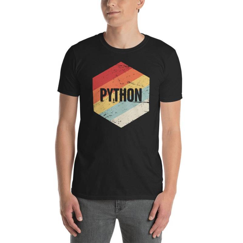 Python-T-Shirt/Retro-Coder & Programmierer Shirt Geschenk | Unisex von DarksApparel
