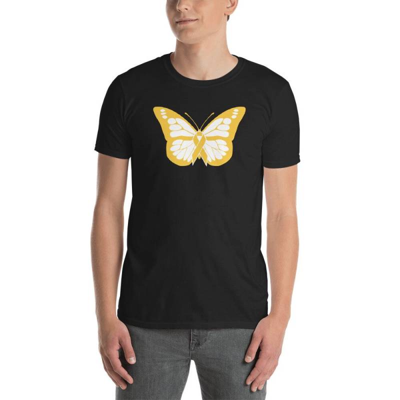Schmetterling - Knochenkrebs/Sarkom Bewusstsein T-Shirt | Unisex von DarksApparel