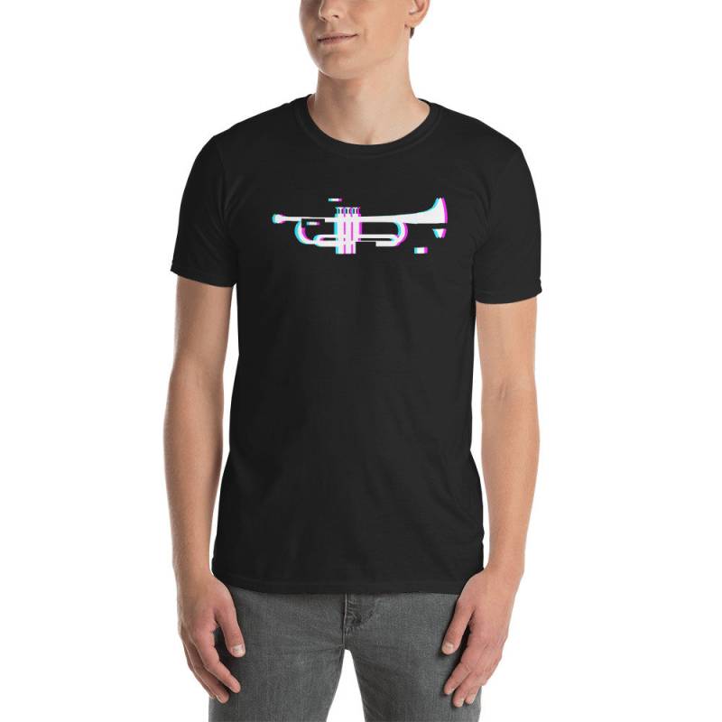 T-Shirt | Unisex Trompete/Glitch T-Shirt-Geschenk-Idee Für Blaskapelle von DarksApparel