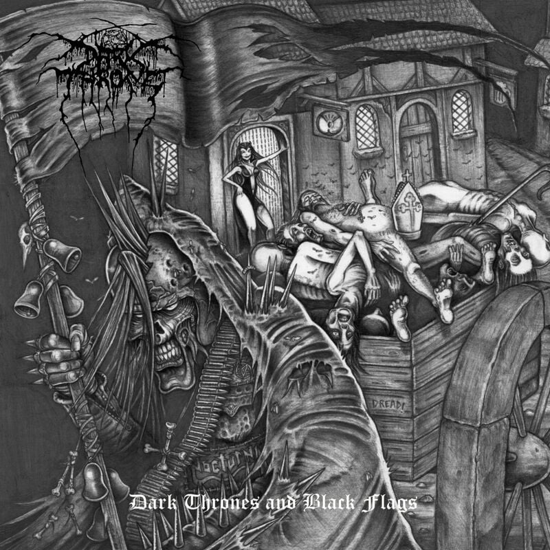Darkthrone Dark thrones and black flags LP multicolor Darkthrone Dark thrones and black flags LP multicolor von Darkthrone