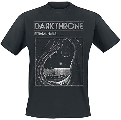 Darkthrone Eternal Hails Retro Männer T-Shirt schwarz XXL 100% Baumwolle Band-Merch, Bands von Darkthrone