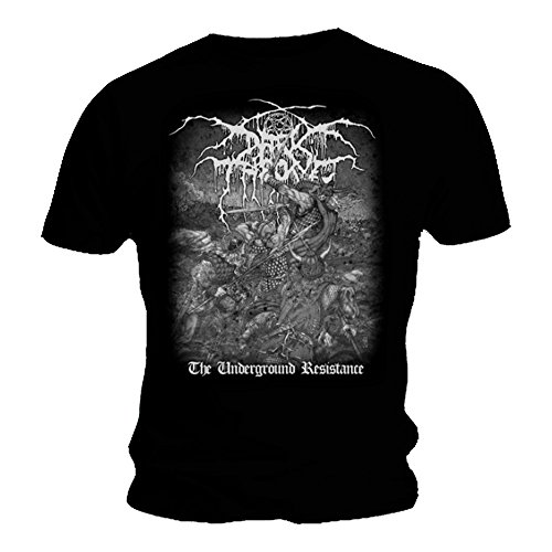 Darkthrone Herren T-Shirt Schwarz Schwarz Gr. S, Schwarz von Darkthrone