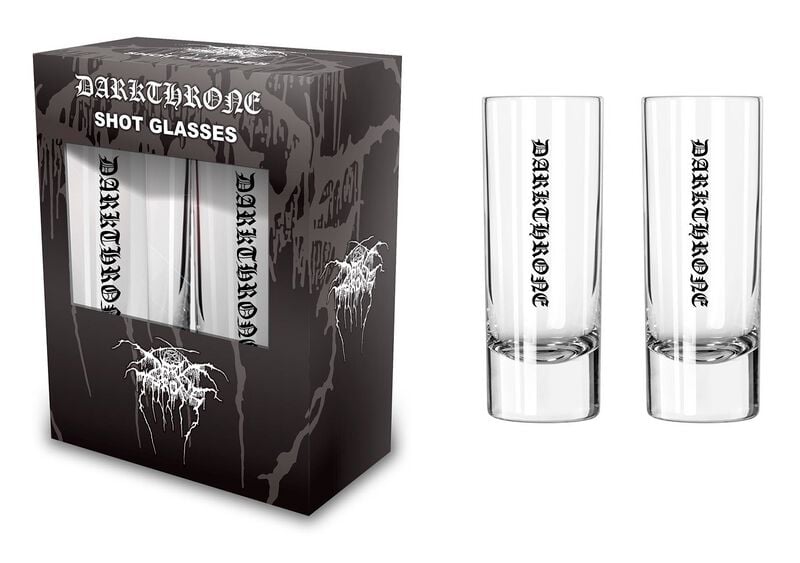 Darkthrone Logo Schnapsglas-Set klar von Darkthrone