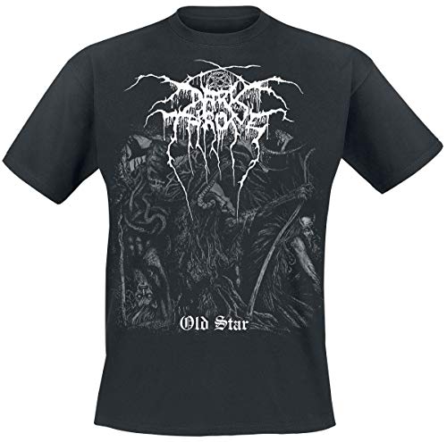 Darkthrone Old Star Männer T-Shirt schwarz XL 100% Baumwolle Band-Merch, Bands von Darkthrone