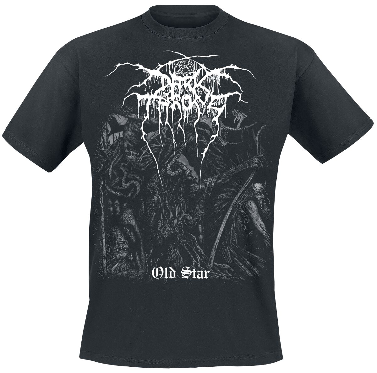 Darkthrone Old Star T-Shirt schwarz in M von Darkthrone
