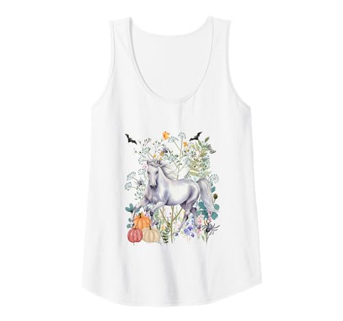 Damen Aquarell Pferd Halloween Sommer Tiere Wildlife Tank Top Damen Aquarell Pferd Halloween Sommer Tiere Wildlife Tank Top von Darling Dogz