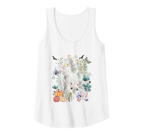 Damen Cottagecore Spider Glider Halloween Summerween Aquarell Tank Top von Darling Dogz