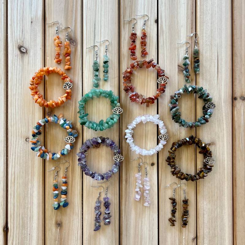 "Ohrringe Und Armband "Stone Stack"." "Ohrringe Und Armband "Stone Stack"." von DarlingDanglePinups