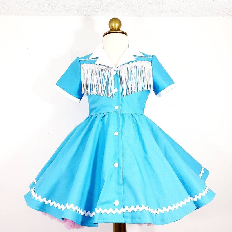 Türkises Cowgirl Kleid von DarlingInDisguise