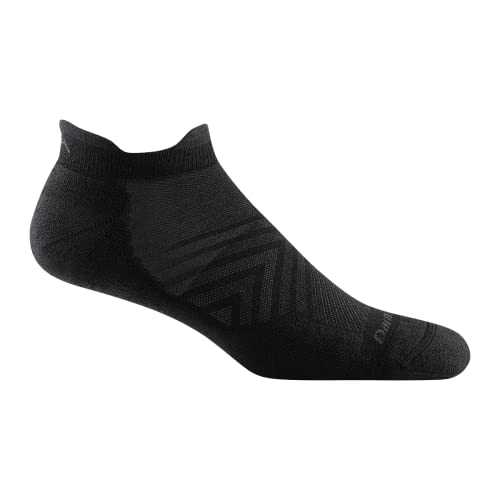 Darn Tough Run No Show Tab Ultra-Lightweight Running Sock Black With Cushion von Darn Tough