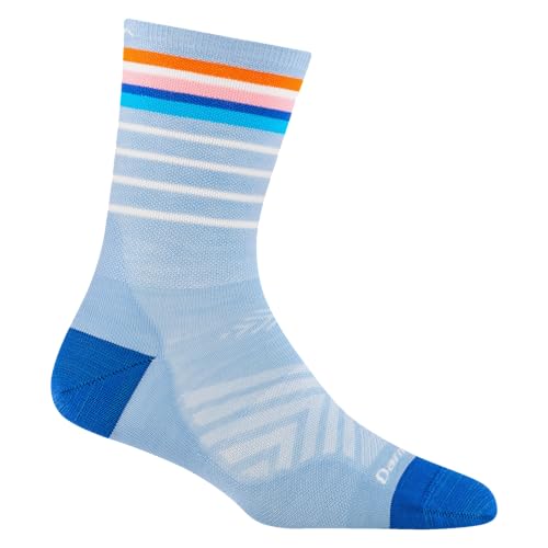 Darn Tough Damen Stride Micro Crew Ultraleichte Laufsocken (Stil 1045), Himmel, Large von Darn Tough