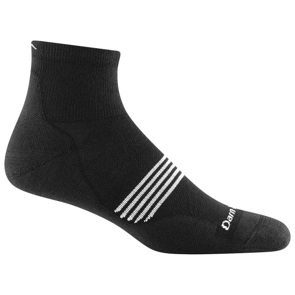 Darn Tough - Element 1/4 Lightweight With Cushion - Laufsocken Gr L;M;XL;XXL schwarz von Darn Tough