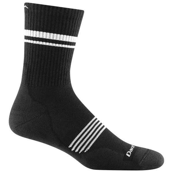 Darn Tough - Element Micro Crew Lightweight with Cushion - Laufsocken Gr L schwarz von Darn Tough