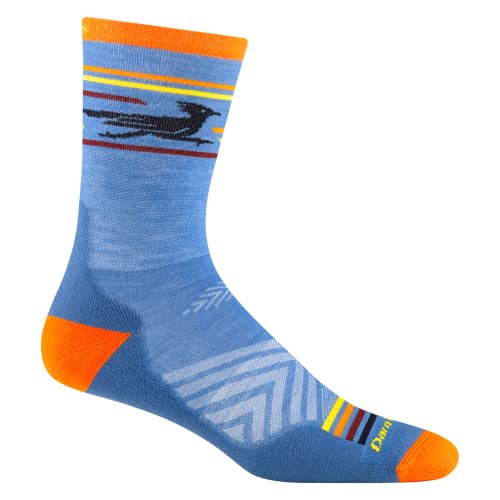 Darn Tough Herren Frontrunner Micro Crew Ultraleicht mit Kissen (Style 1062), Surf, X-Large von Darn Tough
