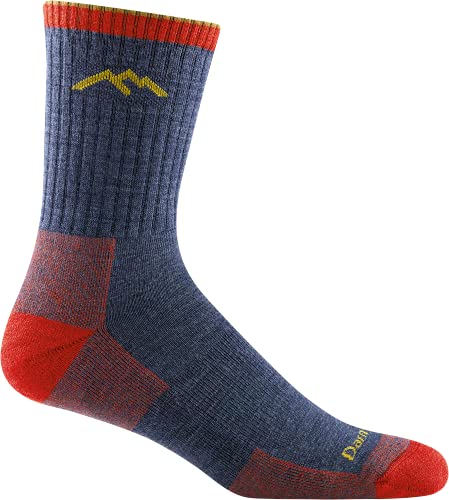 Darn Tough Herren Hiker Merino Wool Micro Crew Cushion Socken, Denim, M Darn Tough Herren Hiker Merino Wool Micro Crew Cushion Socken, Denim, M von Darn Tough