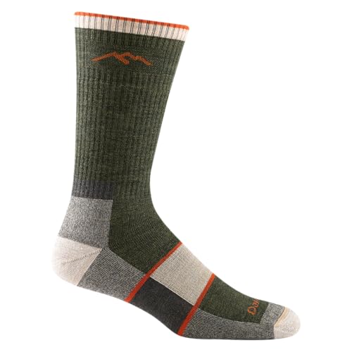 Darn Tough Vermont Herren Stiefelsocken aus Merinowolle mit durchgehendem Kissen Socken, Oliv/Blatt für Mich (Leaf It to Me), X-Large Darn Tough Vermont Herren Stiefelsocken aus Merinowolle mit durchgehendem Kissen Socken, Oliv/Blatt für Mich (Leaf It to Me), X-Large von Darn Tough