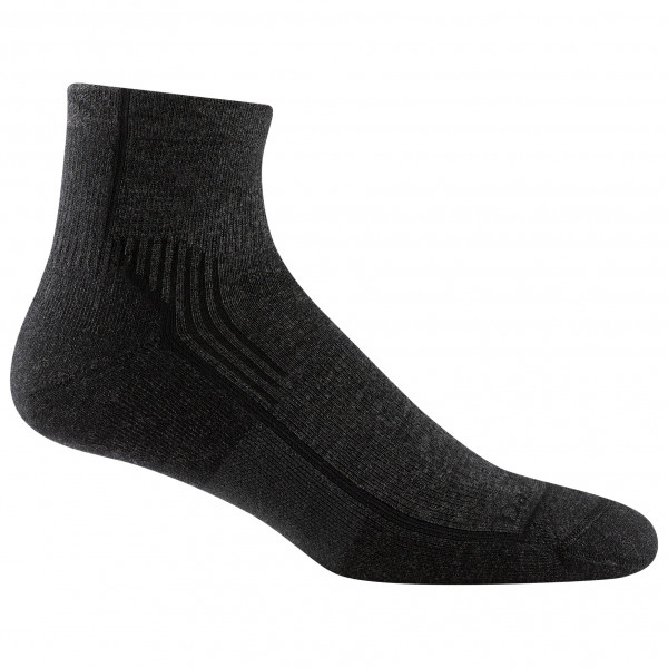 Darn Tough - Hiker 1/4 Midweight with Cushion - Wandersocken Gr XL schwarz von Darn Tough