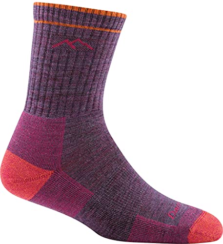 Darn Tough Hiker Micro Crew Cushion Socks - Women's Plum Heather Large Darn Tough Hiker Micro Crew Cushion Socks - Women's Plum Heather Large von Darn Tough