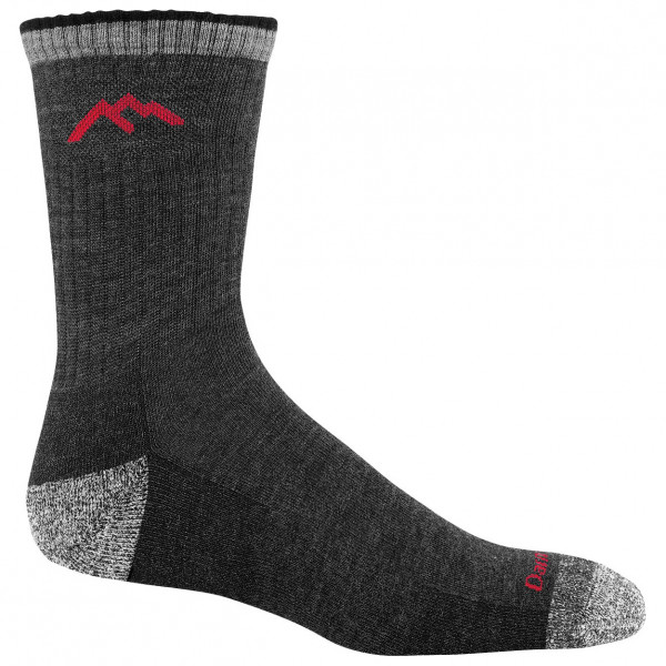 Darn Tough - Hiker Micro Crew Midweight With Cushion - Wandersocken Gr L schwarz von Darn Tough