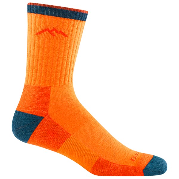 Darn Tough - Hiker Micro Crew Midweight With Cushion - Wandersocken Gr XL orange von Darn Tough