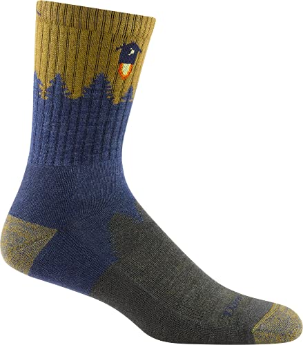 Darn Tough Number 2 Micro Crew Cushion Wandelsokken Denim Merino von Darn Tough
