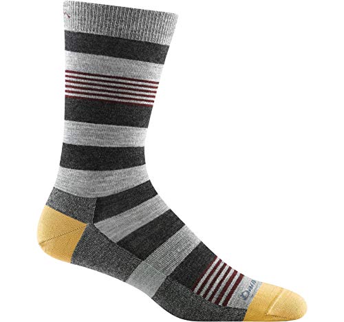 Darn Tough Oxford Crew Leichte Socken für Herren - Grau - Medium von Darn Tough Vermont