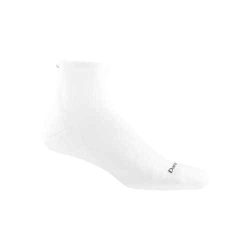 Darn Tough Run 1/4 Sock Ultra-Lightweight Cushion White Darn Tough Run 1/4 Sock Ultra-Lightweight Cushion White von Darn Tough