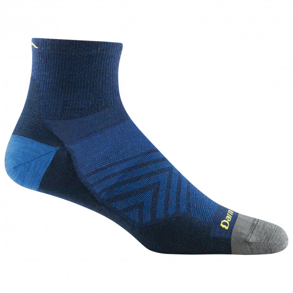 Darn Tough - Run 1/4 Ultra-Lightweight - Laufsocken Gr L blau von Darn Tough