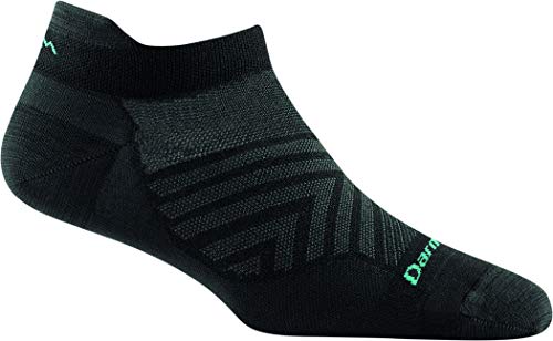 Darn Tough Run No Show Tab Ultra-Lightweight Running Sock Black - Dames von Darn Tough