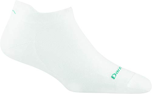 Darn Tough Run No Show Tab Ultra-Lightweight Running Sock White - Dames von Darn Tough