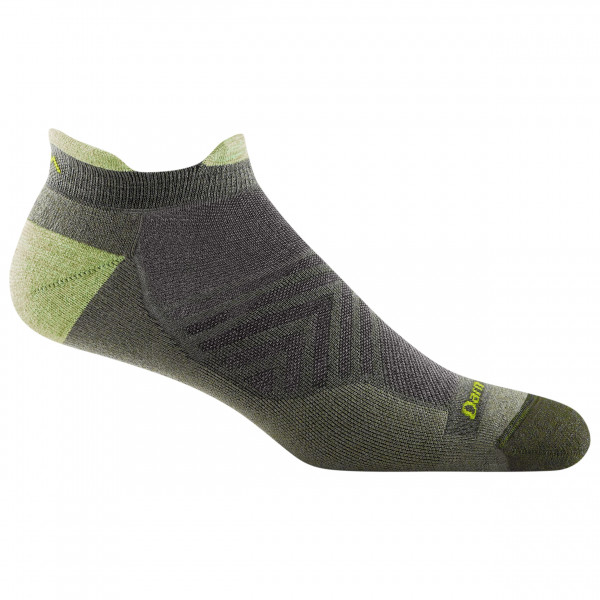 Darn Tough - Run No Show Tab Ultra-Lightweight with Cushion - Laufsocken Gr L;M;XL grau;rot;schwarz;weiß von Darn Tough