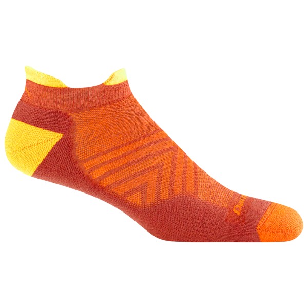 Darn Tough - Run No Show Tab Ultra-Lightweight with Cushion - Laufsocken Gr M rot von Darn Tough