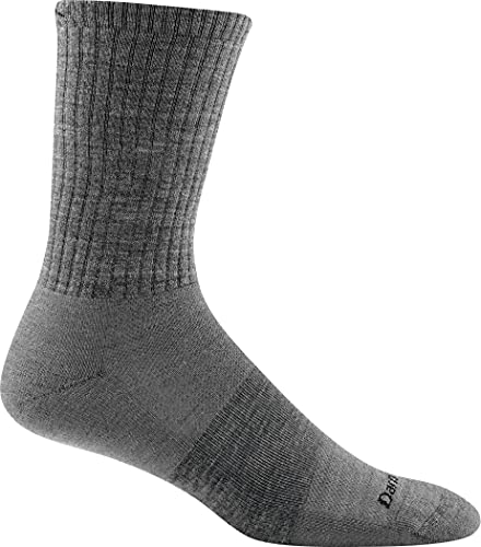 Darn Tough Standard Light Cushion Crew Socks - Men's Medium Gray Large von Darn Tough