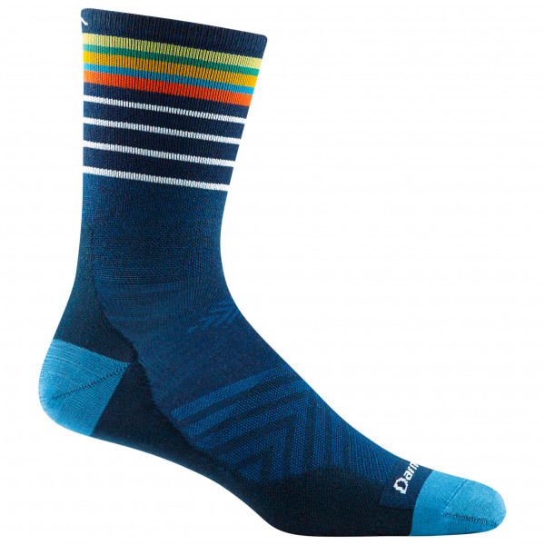 Darn Tough - Stride Micro Crew Ultra-Lightweight - Laufsocken Gr L;M;XL blau;schwarz von Darn Tough