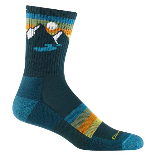 Darn Tough Vermont Sunset Ridge Micro Crew Lightweight with Cushion Bottle XL (US 12.5-14.5) von Darn Tough
