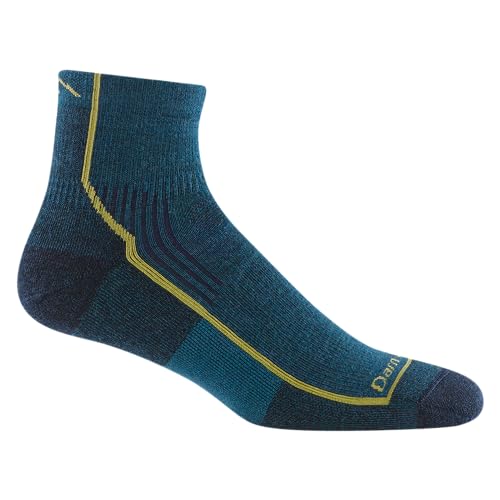 Darn Tough Vermont Wandersocken für Herren, mittelschwer, mit Kissen, Stil 1959, Blau/Dunkelblaugrün, Größe L Darn Tough Vermont Wandersocken für Herren, mittelschwer, mit Kissen, Stil 1959, Blau/Dunkelblaugrün, Größe L von Darn Tough