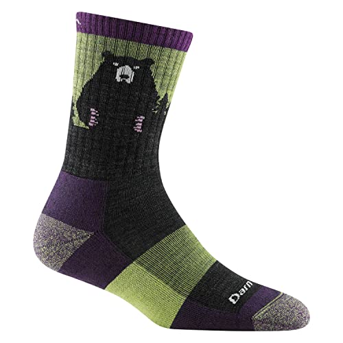 Darn Tough Women's Bear Town Micro Crew Lightweight with Cushion - Small Lime Merino Wool Socks for Hiking Darn Tough Women's Bear Town Micro Crew Lightweight with Cushion - Small Lime Merino Wool Socks for Hiking von Darn Tough
