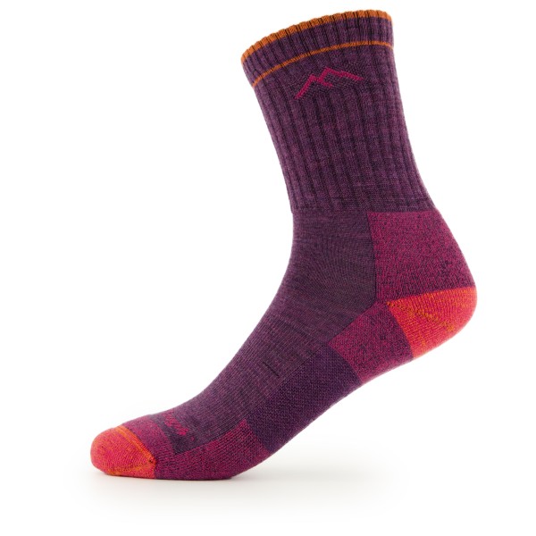 Darn Tough - Women's Hiker Micro Crew Midweight with Cushion - Wandersocken Gr L;M;S braun;grau;lila;türkis von Darn Tough