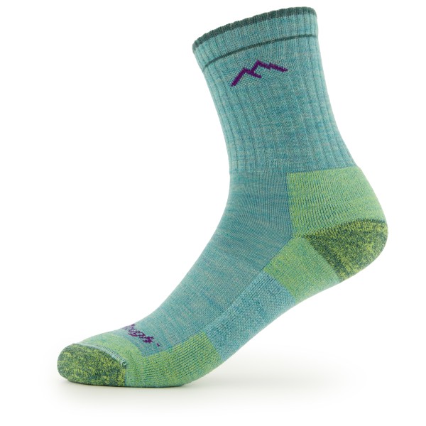 Darn Tough - Women's Hiker Micro Crew Midweight with Cushion - Wandersocken Gr L türkis von Darn Tough