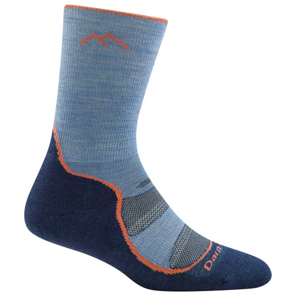 Darn Tough - Women's Light Hiker Micro Crew Light w/ Cushion - Wandersocken Gr L;S lila von Darn Tough