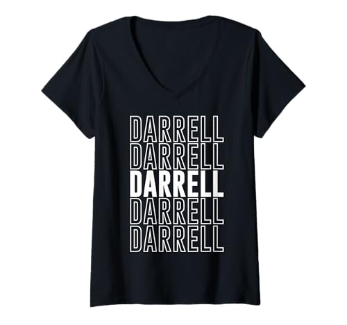 Damen Darrell T-Shirt mit V-Ausschnitt von Darrell Apparel