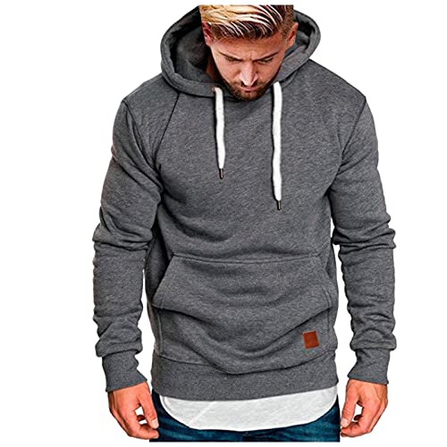 Darringls Hoodie Herren Kapuzenpullover 2024 Winter Warm Freizeit Pullover Langarm Kordelzug Sweatshirt Männer Kapuzenpulli Hooded Sweat von Darringls