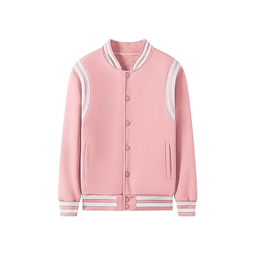 Darringls Sommerjacke Herren Dünnes Herbstjacke Langarm Outdoorjacke Lose Sommerjacke Mit Taschen Blouson Jacke Herren Oversize Übergangsjacke Buttons Collegejacke Casual Baseballjacke von Darringls