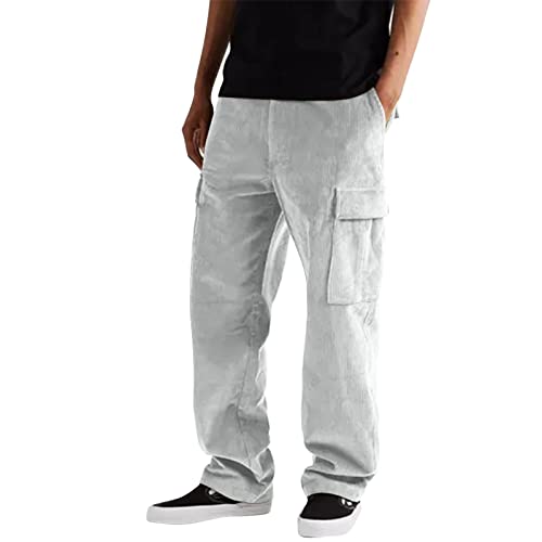 Herren Cord Hose Baumwolle Chino Hose Freizeithosen Cordhose Regular Fit Anzughose Gerade geschnittene Cordhose für Herren Casual Trousers von Darringls