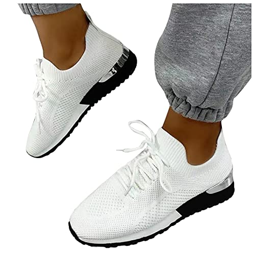 Sneaker Damen Schuhe Sportschuhe Laufschuhe Turnschuhe Damen Leichtgewichts Atmungsaktiv Schuhe Fitness Jogging Walkingschuhe Straßenlaufschuhe Schlüpfen Freizeitschuhe Komfort Sportschuhe für Damen von Darringls