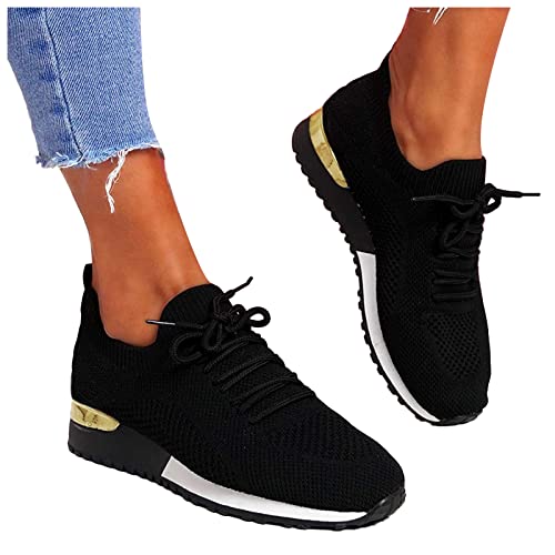 Sneaker Damen Schuhe Sportschuhe Laufschuhe Turnschuhe Damen Leichtgewichts Atmungsaktiv Schuhe Fitness Jogging Walkingschuhe Straßenlaufschuhe Schlüpfen Freizeitschuhe Komfort Sportschuhe für Damen von Darringls