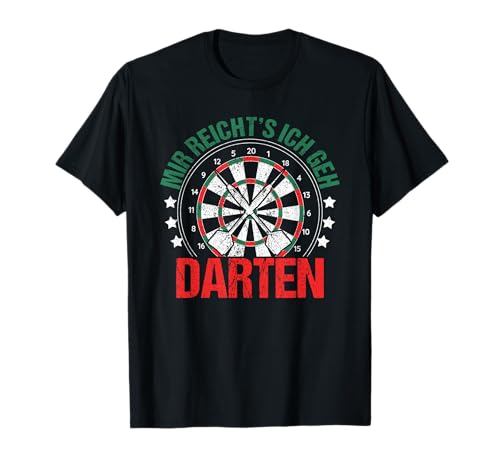 Mir Reicht's Ich Geh Darten, Dartpfeil Darts Männer Dart T-Shirt von Dart Geschenke Männer, Darts Zubehör